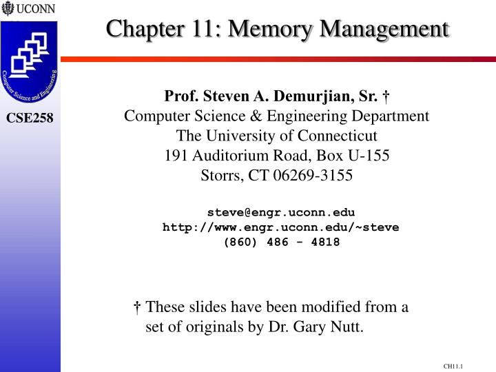 chapter 11 memory management