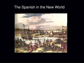 The Spanish in the New World