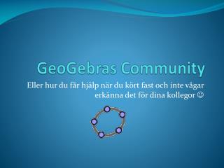 geogebras community