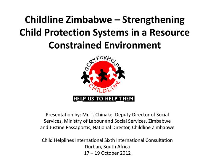 childline zimbabwe strengthening child protection systems in a resource constrained environment