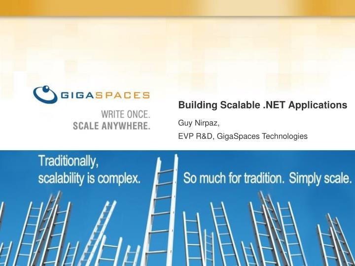building scalable net applications