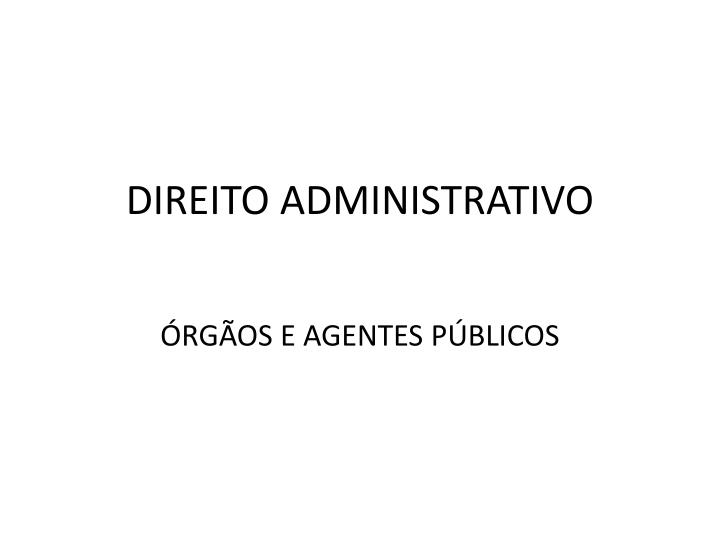 direito administrativo