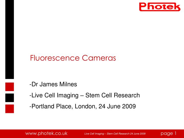 fluorescence cameras