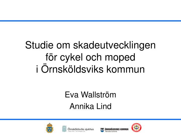 studie om skadeutvecklingen f r cykel och moped i rnsk ldsviks kommun