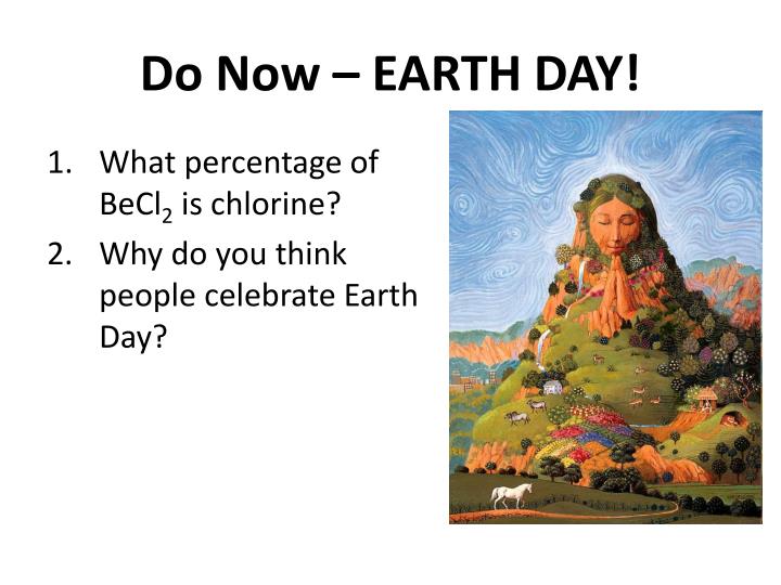do now earth day