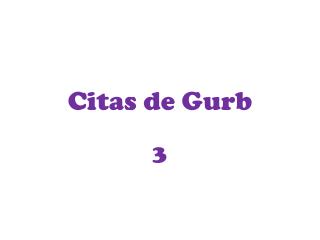 citas de gurb