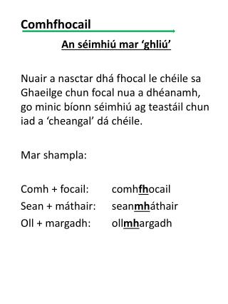 comhfhocail