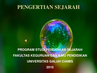 pengertian sejarah