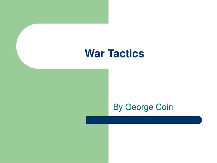 war tactics