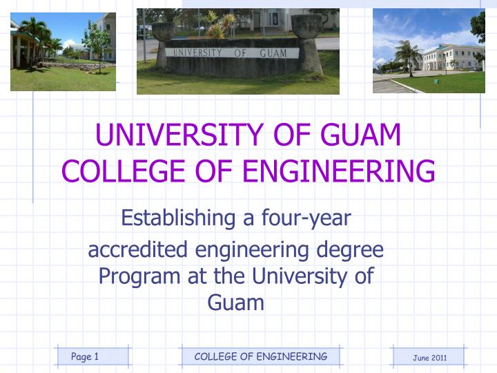 university of guam college of engineering