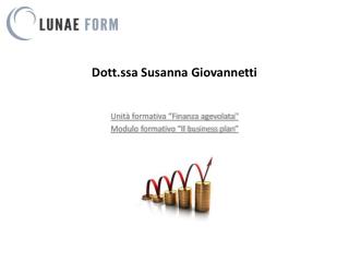 unit formativa finanza agevolata modulo formativo il business plan