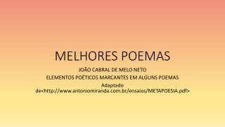 melhores poemas