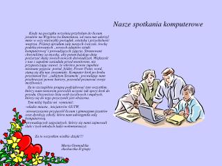 nasze spotkania komputerowe