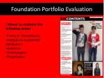 Foundation Portfolio Evaluation - slide 1