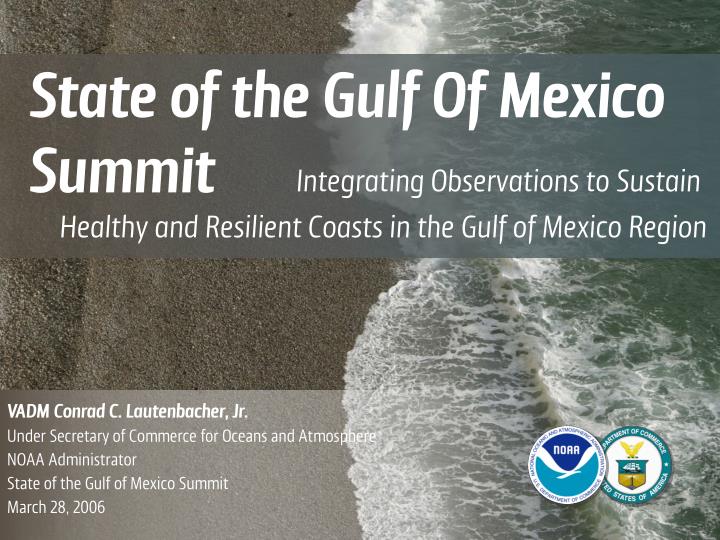 state of the gulf of mexico summit