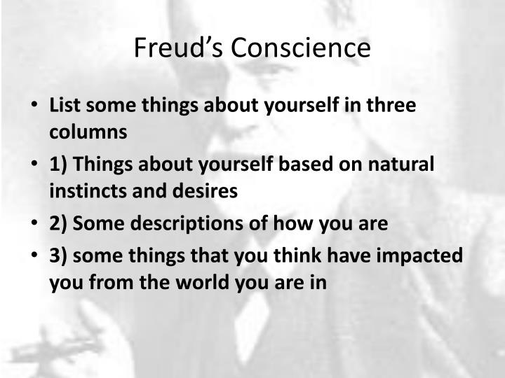 freud s conscience