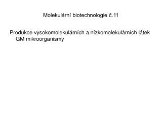 molekul rn biotechnologie 11