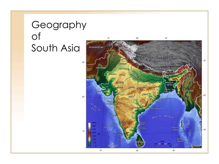 geography of south asia