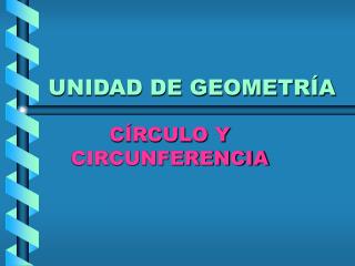 unidad de geometr a