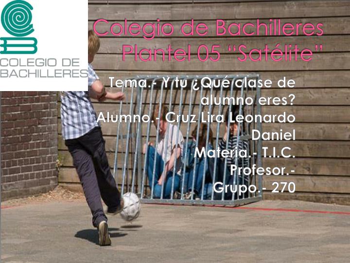 colegio de bachilleres plantel 05 sat lite