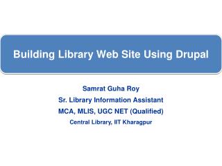 Building Library Web Site Using Drupal