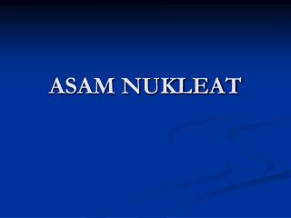 asam nukleat