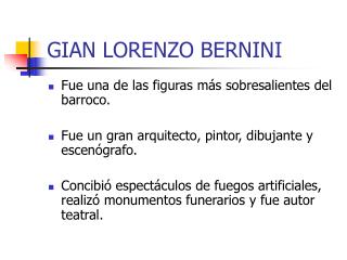 gian lorenzo bernini