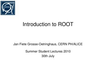 Introduction to ROOT