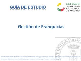 gesti n de franquicias