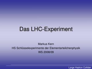 das lhc experiment