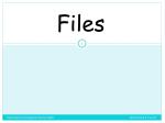 Files - slide 1