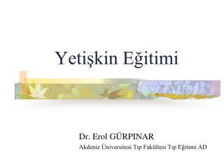 yeti kin e itimi