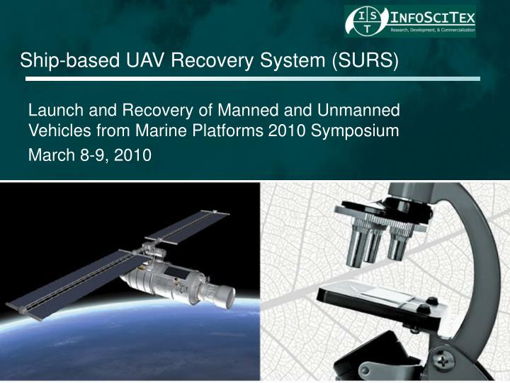 ship based uav recovery system surs