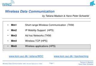 Wireless Data Communication