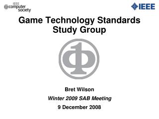 Game Technology Standards Study Group