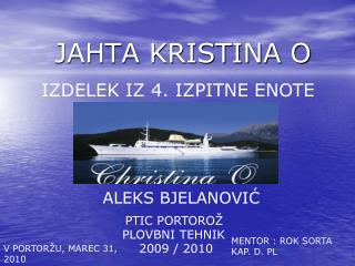 jahta kristina o