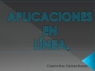 aplicaciones en l nea