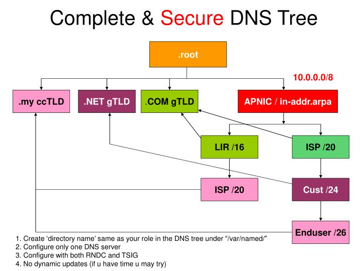 complete secure dns tree