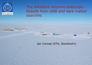 The AMANDA neutrino telescope: Results from GRB and dark matter searches