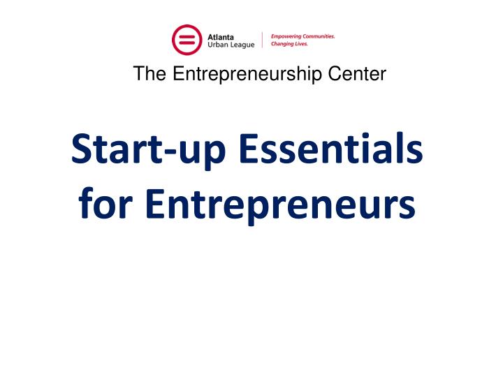 the entrepreneurship center