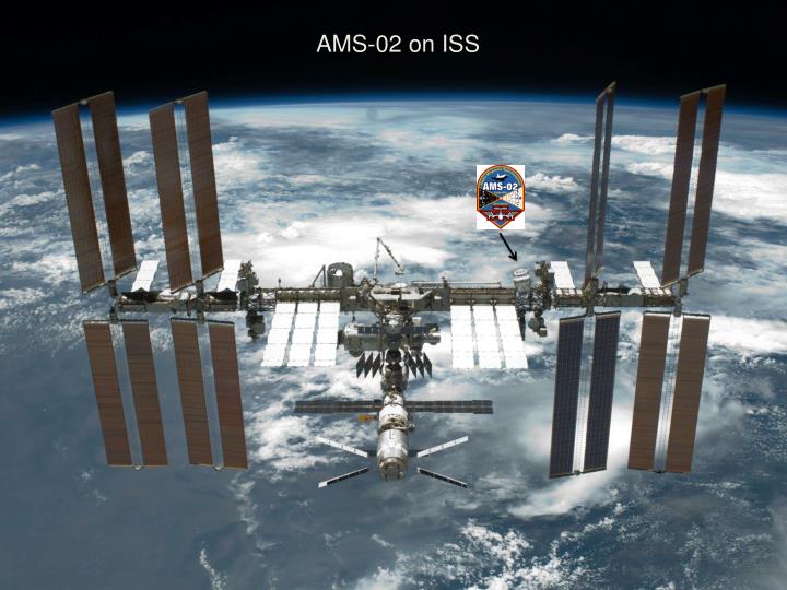 ams 02 on iss as at present