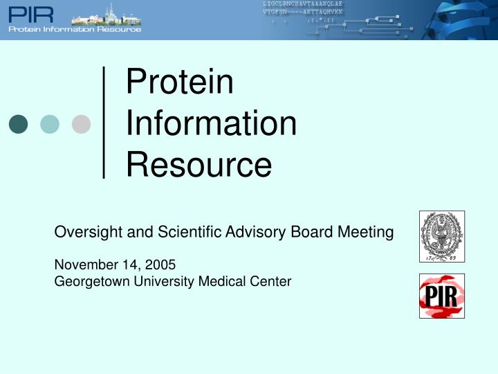 protein information resource