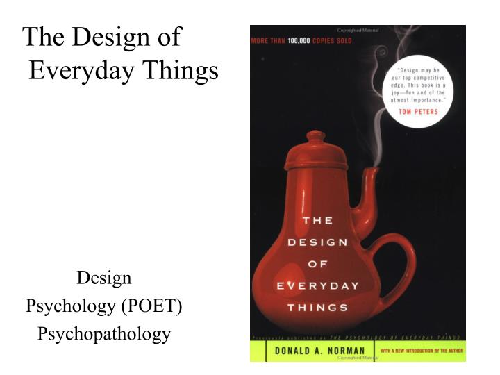 the design of everyday things