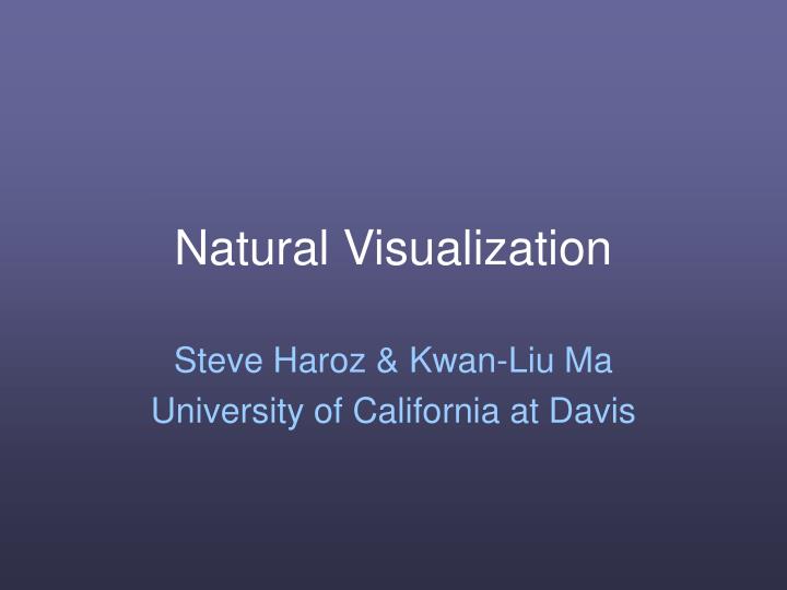natural visualization
