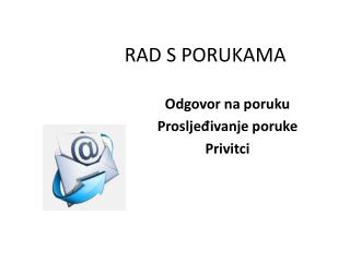 rad s porukama