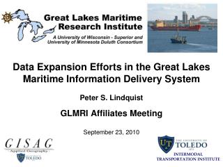 Data Expansion Efforts in the Great Lakes Maritime Information Delivery System