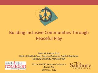 Building Inclusive Communities Through Peaceful Play
