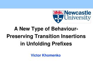 A New Type of Behaviour-Preserving Transition Insertions in Unfolding Prefixes