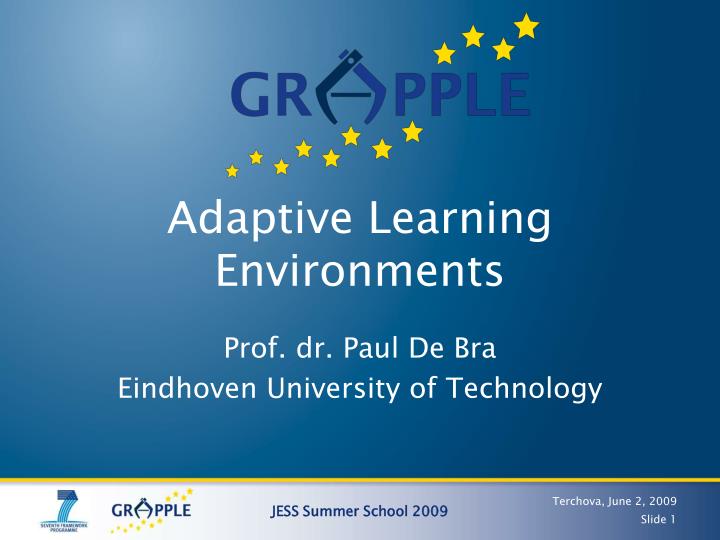 adaptive learning environments