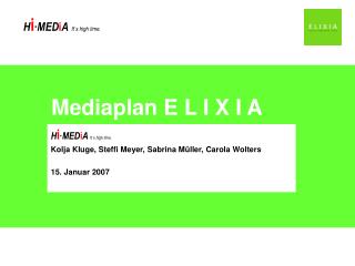 mediaplan e l i x i a